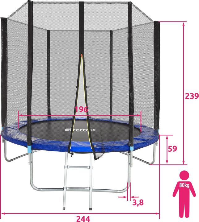 Immagine prodotto tectake Garfunky (244 cm)