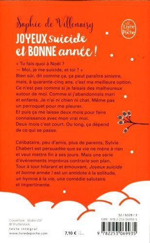Produktbild Joyeux suicide et bonne année (Französisch, Villenoisy Sophie de, 2017)