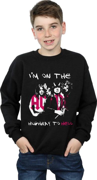 Produktbild AC/DC I'm On The Highway To Hell Sweatshirt Jungen (140, 146)