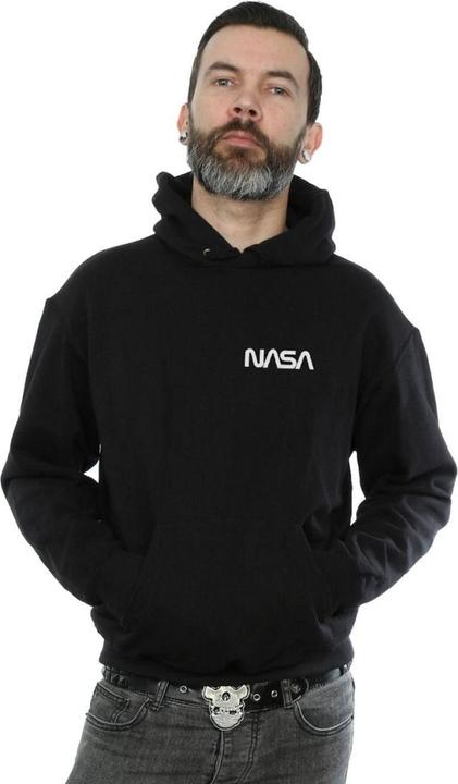 Immagine prodotto Nasa Modern Logo Chest Felpa con Cappuccio Uomo (L)