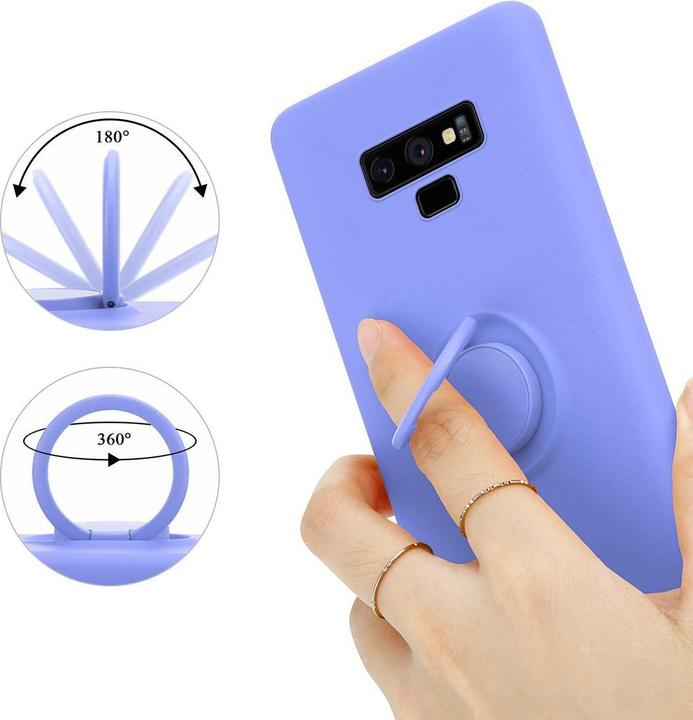 Image du produit Cadorabo TPU Liquid Ring Silicone Case Cover (Samsung Galaxy Note 9)