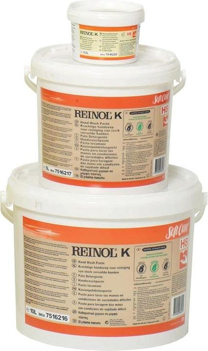Valeurs nutritives et ingrédients Diversey Pâte lavante pour les mains Soft Care REINOL K 10 l (Savon liquide, 10000 ml)