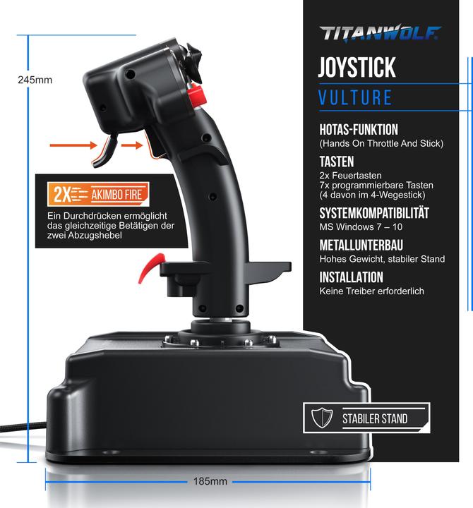 Actual product image Titanwolf Vulture (PC)