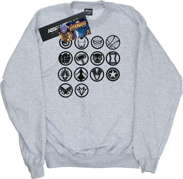 Avengers Infinity War Icons Assemble Baumwolle Sweatshirt (S)