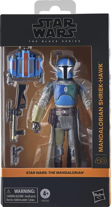 Actual product image Hasbro Star Wars: The Mandalorian Black Series figurine Mandalorian Shriek-Hawk