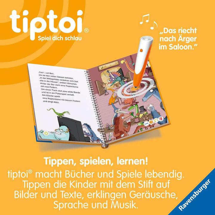 Produktbild tiptoi Lese-Lausch-Abenteuer Dino-Stadt (Deutsch, Annette Neubauer, Nikolai Renger, 2023)