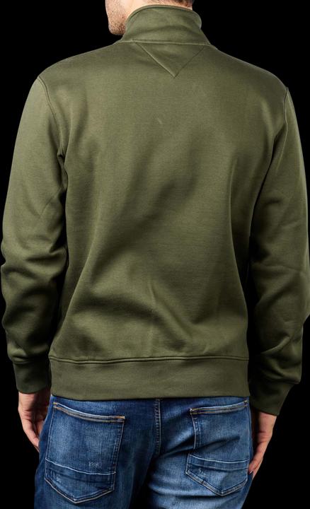Produktbild Tommy Hilfiger Tommy Jeans Solid Zip Pullover Mock Neck dark olive (XL)