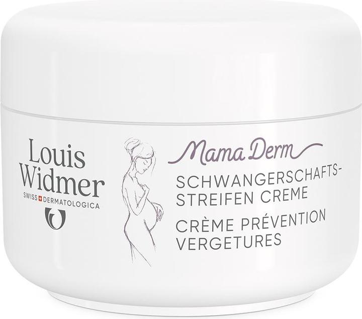 Widmer Louis MamaDerm Schwangerschaftsstreifen Creme ohne Parfum 250 ml