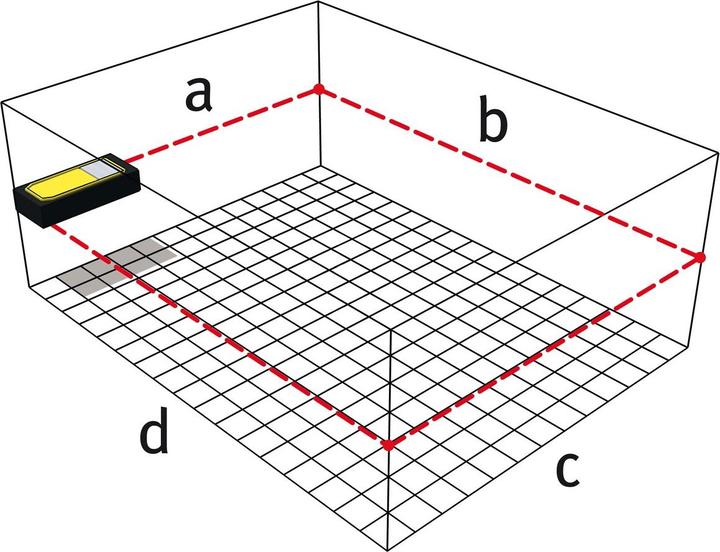 Produktbild Stabila Laser-Entfernungsmesser LD 320 (60 m, 635 nm)
