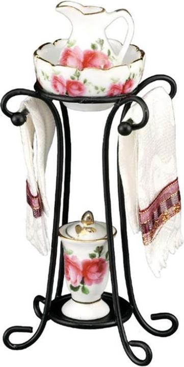 Produktbild Reutter 001.749/6 - Waschlavoir "Rose", Miniatur (5 x 6 x 11 cm)