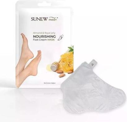 Actual product image SunewMed+ Sunewmed Nourishing Foot Cream Mask Moisturising Foot Mask In The Form Of Socks Almond & Royal Jelly (Foot mask)