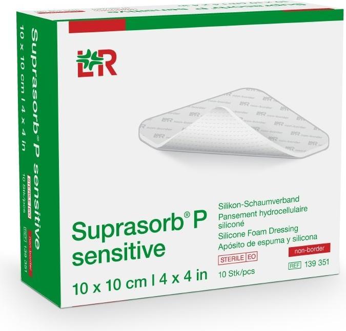 Actual product image Suprasorb P sensitive non-border 10x10cm (10 x)