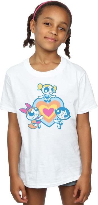 Immagine prodotto The Powerpuff Girls Girls Heart Group Maglietta Ragazze (128)