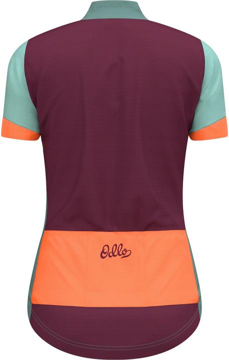 Image du produit Odlo T-shirt s/u collar s/s full zip ESSENTIAL PRINT (L)
