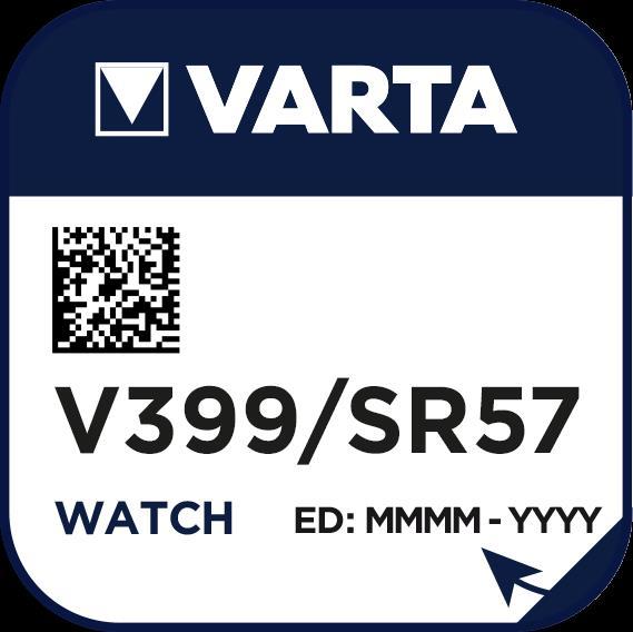 Produktbild Varta Watch V399 (1 Stk., SR57, 42 mAh)