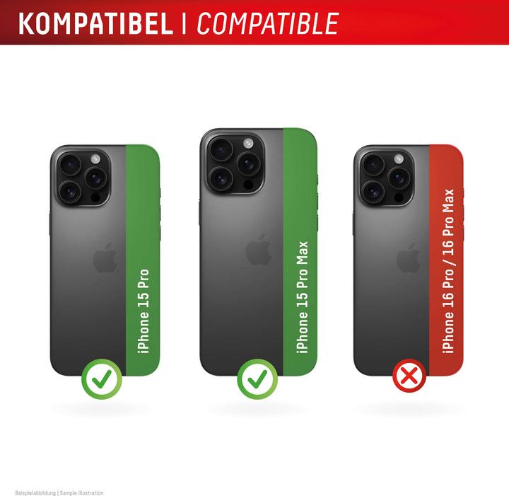 Produktbild Displex Premium Camera Lens Glass, Kamera Schutzglas, Einzelringe (1 Stück, Apple iPhone 15 Pro, Apple iPhone 15 Pro Max)