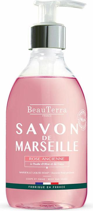 Actual product image BeauTerra savon liquide Marseille rose ancienne liq (Liquid soap, 300 ml)
