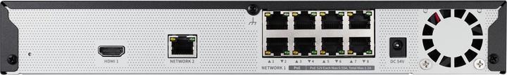 Actual product image Hanwha Network Recorder QRN-830S 8 Channel 0TB (Power supply)