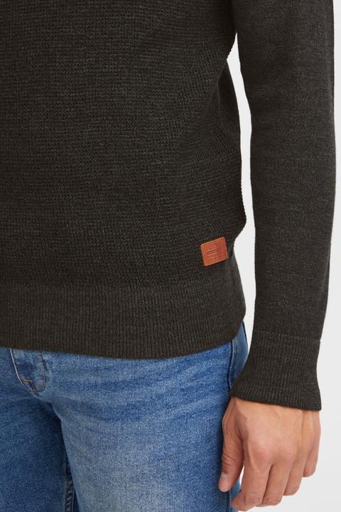 Immagine prodotto Blend Ganbolf Maglione In Maglia Grossa Pullover Con Colletto Troyer In Cotone 100% Stampa (L)
