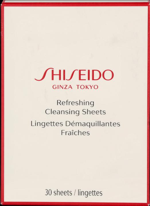 Actual product image Shiseido Refreshing Cleansing Sheets (Cleaning cloths)
