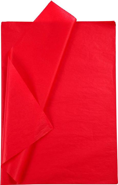 Produktbild Creativ Company Seidenpapier Rot 10 Blatt 14 gr, 50x70cm (14 g/m², 10 x)