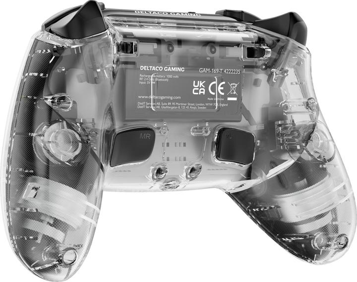 Productafbeelding Deltaco Gaming PS4 draadloze controller (Switch OLED, Switch, PC, Android, iOS, PS4, PS4 Pro)