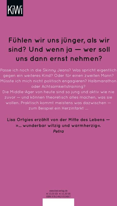 Produktbild Ich möchte gern in Würde altern, aber doch nicht jetzt (Deutsch, Lisa Ortgies, 2019)