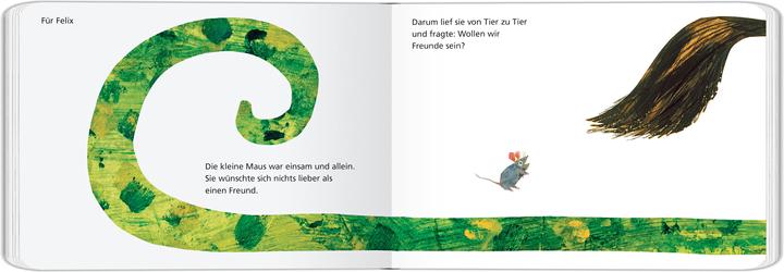Actual product image Die kleine Maus sucht einen Freund (German, Eric Carle, 2022)