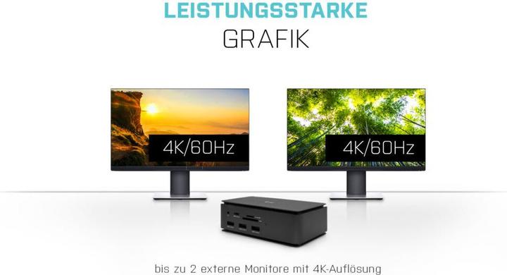 Produktbild i-tec Usb4dual4kdockpd (USB-C, 9 Ports)