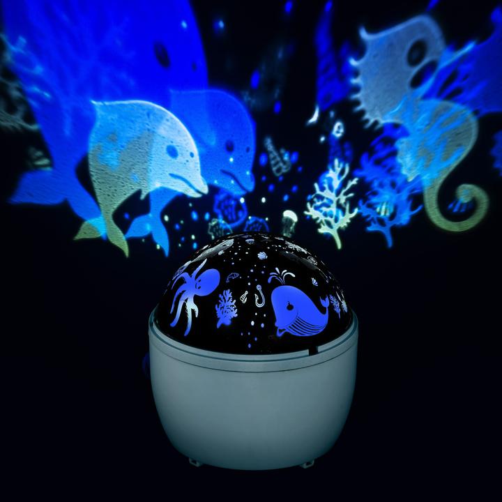 Image du produit Idena Projecteur LED Dauphin Monde sous-marin 11,5x11,5x13cm