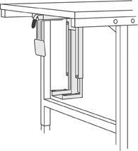 Actual product image Hüdig PC holder for under-desk mounting