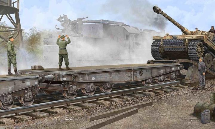 Immagine prodotto Trumpeter Autocarro a pianale pesante tipo SSyms 80
