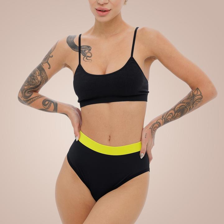 Immagine prodotto Weekiss Intimo a vita alta al limone (4XL)
