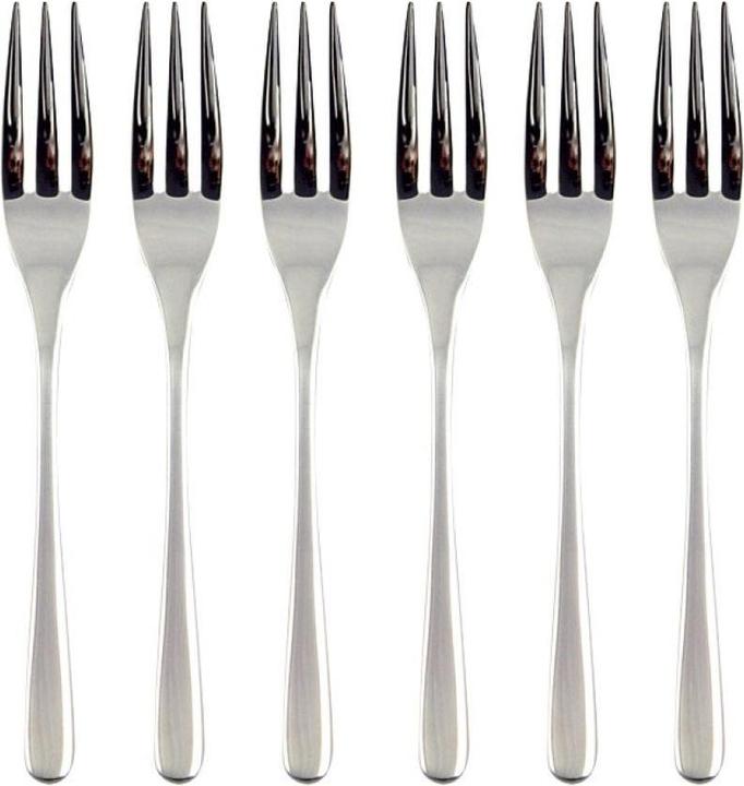 Actual product image Sambonet Button cake fork set 6 pcs stainless steel (6 Piece, Cutlery set)