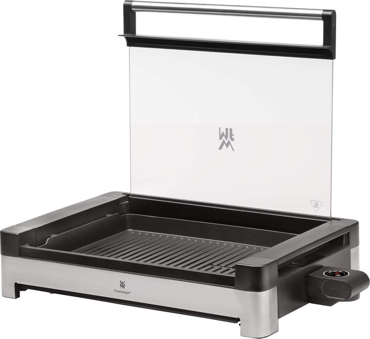 Lono Tischgrill gerippt mit Glasdeckel