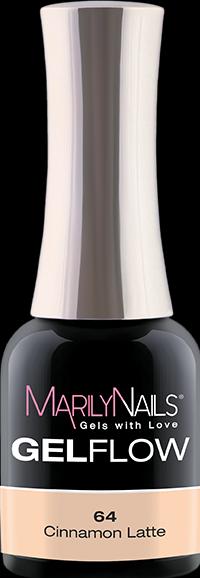Produktbild Marily Nails GELFLOW – 64 Cinnamon Latte (64 Cinnamon Latte, Gel-Effekt Nagellack)