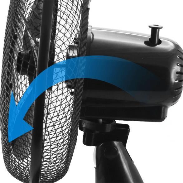 Produktbild Emerio FN-122397.1 STANDING FAN 40CM, 3 BLADES, 3 SPEED SETTINGS, BLACK (FN-122397) (68.70 dB)