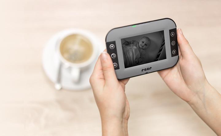 Produktbild Reer Mix&Match Display XL Elterneinheit für Video-Babyphone (Babyphone mit Kamera, 300 m)