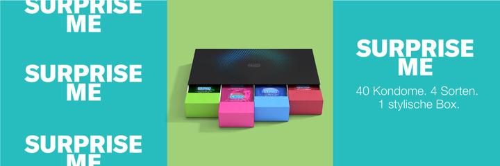 Actual product image Durex Surprise Me Black Box (40 pcs.)
