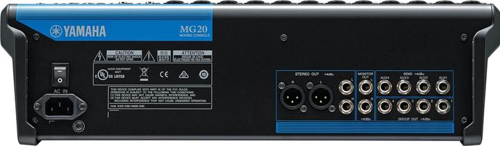 Image du produit Yamaha Mg20 (Studio et mixeur live)
