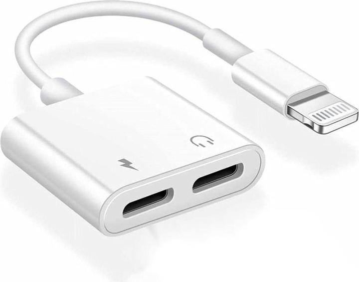 SIGN Adapter Lightning to Double Lightning, 5V, 2A, 10cm - Charge and Listen