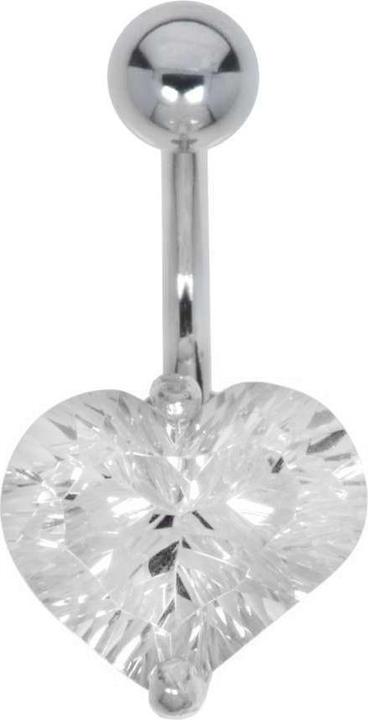 Bijouteria Bauchpiercing (Zirkonia, Silber 925, Chirurgenstahl 316L)
