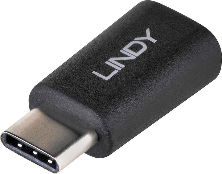 Produktbild Lindy USB 2.0 Adapter Typ C / Micro-B USB Typ C Stecker / Typ Micro-B Kupplung (USB 2.0)