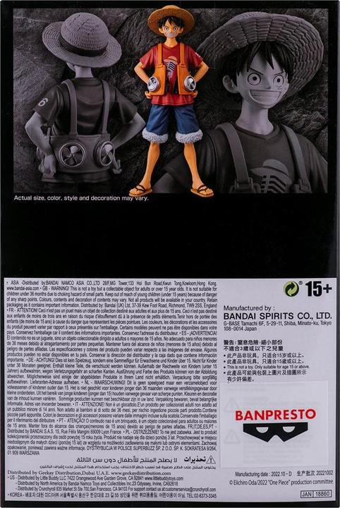 Produktbild Banpresto One Piece DXF Grandlive Men Vol.1 Luffy 16cm