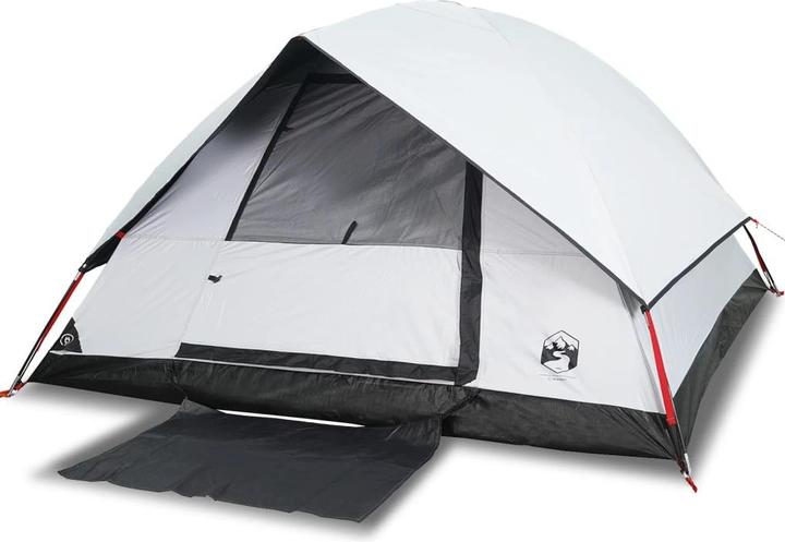 Actual product image VidaXL Dome camping tent 4 persons Dark Waterproof (Dome tent, 4.10 kg, 4 persons)