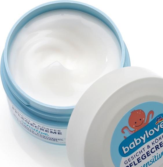 Actual product image dm babylove Care cream sensitive