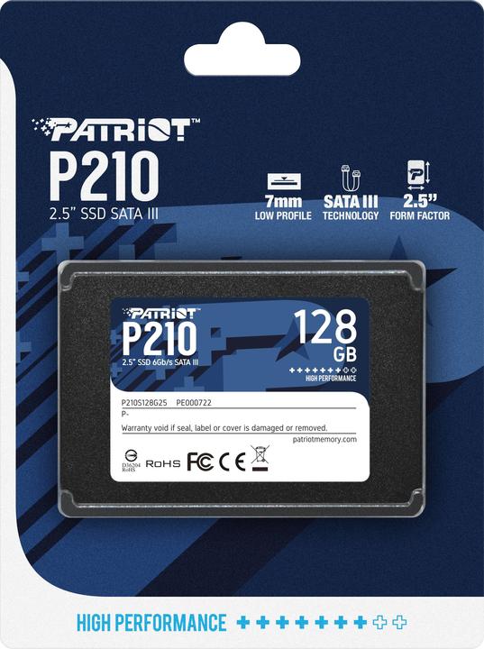 Actual product image Patriot P210 Serial ATA III (128 GB, 2.5")