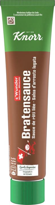 Produktbild Knorr Bratensauce s'Wunder Tube, würzig im Geschmack, Würzmittel sofort löslich & individuell dosierbar (150 g)