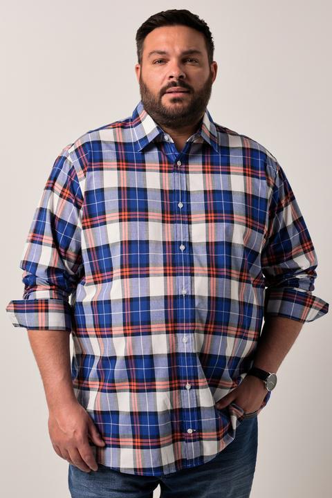 Produktbild Men+ Karohemd, Langarm, Kentkragen, Comfort Fit (4XL)