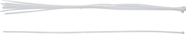 Image du produit BGS Assortiment de colliers plastique blanc 8,0 x 1000 mm 10 pièces (Serre-câbles velcro, 1000 mm, 10 pcs)